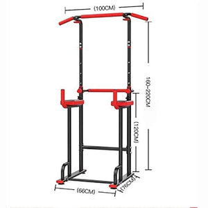 SJNQJJ Pull Ups Strength Training Equipment Strength Training Dip Stands Multifunctional Adjustable Push Up Free Standing, 6 Level Height Adjustment, 120kg, Home Indoor Gym Strength Exercis