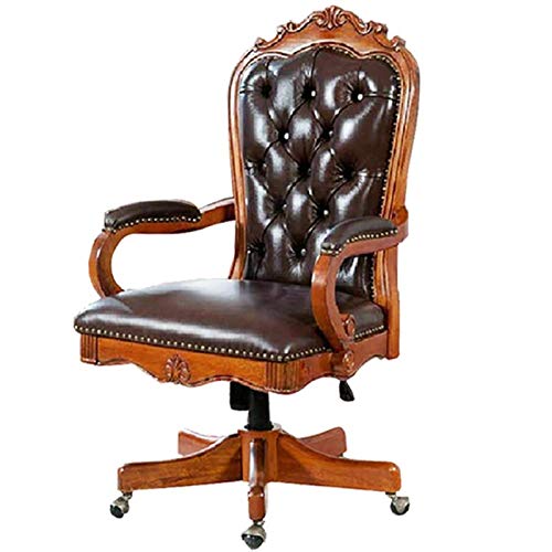 Video Game Chairs Home Office Desk Chairs Office Chairs with Lumbar Support Office Chairs & Sofas Office Guest Chair,Leather,Executive Side Chair,Reception Chair with Frame Finish Ergonomic Lumbar Sup
