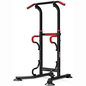 DSWHM Fitness Equipment Strength Training Equipment Strength Training Dip Stands Power Tower Resistant, Dive Stands for Home Gym Strength Training Fitness Adjustable Equipment Support Workout Station