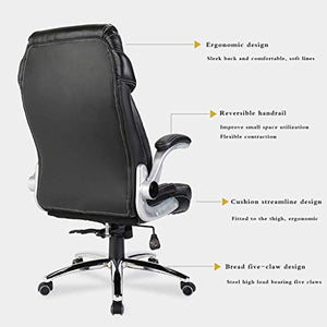 CLoxks Executive Office Chair - High-Grade PU Leather, Adjustable Height, Ergonomic Design