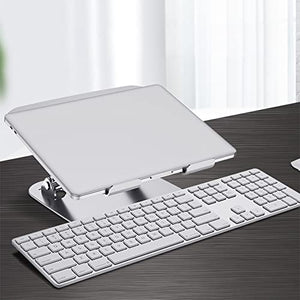 WALNUTA Laptop Stand Adjustable Base for Desk Bed Aluminium Notebook Desktop Stand for Folding Non-Slip Cooling Bracket (Color : B)
