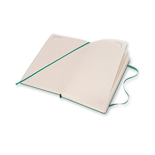 Moleskine 2017 Daily Planner, 12M, Large, Malachite Green, Hard Cover (5 x 8.25)