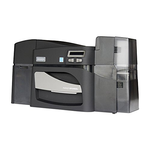 Fargo DTC4500e Dual side ID Card Printer & Supplies Bundle with Card Imaging Software