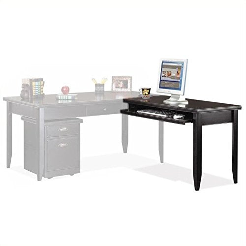 Martin Furniture Tribeca Loft Desk and Return (Black) (See Description)
