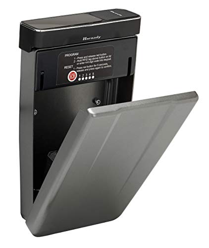 Hornady 98210 Rapid Safe Vehicle with RFID Lock Steel, Black