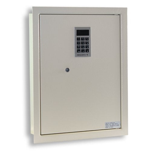 Protex PWS-1814E Electronic Keypad Wall Safe, 5.25",Beige