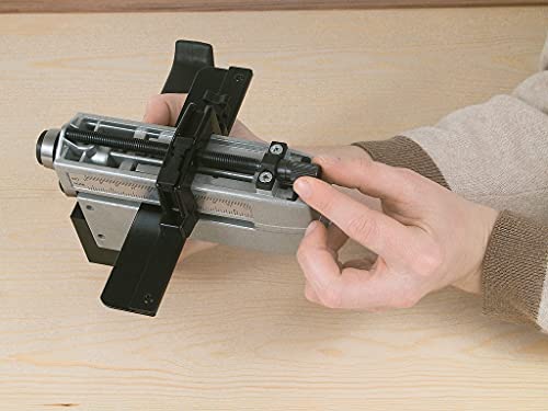 Virutex C015L Portable Handheld Plastic, Laminate, Melamine and Wood Veneer Slitter and Cutter with Micrometric Measure, Clean Cut and No Waste, Straight Stripe Guide Quick Easy Adjustment and Lightweight ‎3.37 lb
