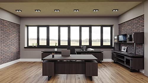 Safco Mirella 72" Hutch with Glass Doors
