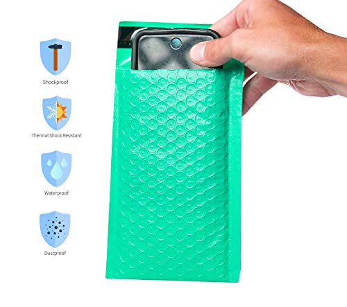 Empire Mailers #000 4 x 8-inch Teal Green Padded Envelopes, Self Seal Mailers, Bubble-Lined Shipping Envelopes, Mail-Approved Poly Bubble Mailers, Self-Sealed Mailing Packages, Pack of 3000
