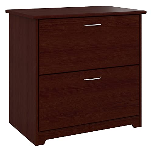 Bush Furniture Cabot 2 Drawer Lateral File Cabinet | Home Office Document Storage, 32W, Harvest Cherry