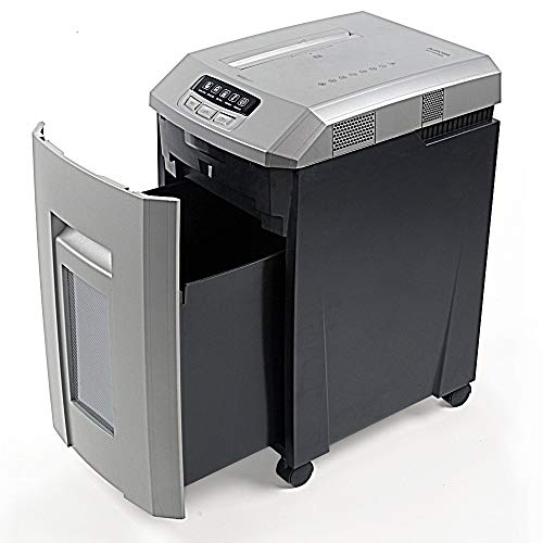 Aurora 15-Sheet Professional Grade High Security Micro-Cut Paper/CD and Credit Card Shredder, Heavy Duty 60 Minutes Continuous Running Time, Large Size 8.5-Gallon pullout Basket, Easy Mobility