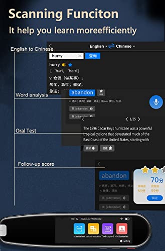 UsmAsk Instant Translator Voice Pen - 113 Languages, Offline Scanning, Electronic Dictionary