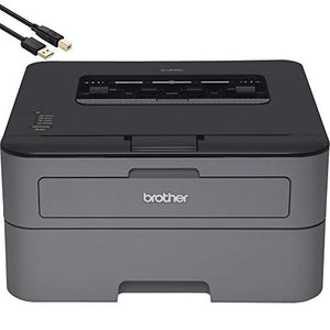 Brother HL 2000 Series Monochrome Laser Printer with Duplex Printing for Business Office Home - 2400 x 600 Resolution, 27 ppm Print Speed, Hi-Speed USB 2.0, 250-sheet Capacity, BROAGE Printer Cable