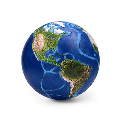 AstroReality Earth | Smart Earth Globe | Geographic Globe | 3D Printed, Hand Painted, 4.72” | Paired with Augmented Reality App | Educational STEM Toy | Interactive Science Learning Kit