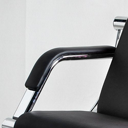 Silverylake 3-Seat Office Reception Chair PU Leather Waiting Room Bench Visitor Guest Sofa Airport Clinic Black