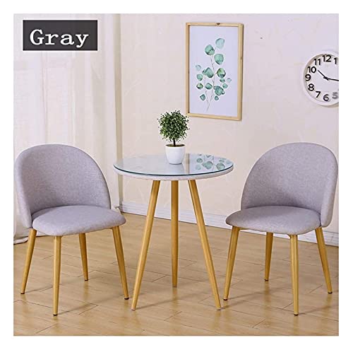 SYLTER Office Conference Table with Chairs Set - Blue Cloth