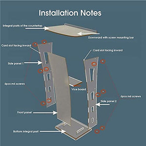 None Transparent LED Lectern Podium Stand with Remote Control - Church School Hotel Podium