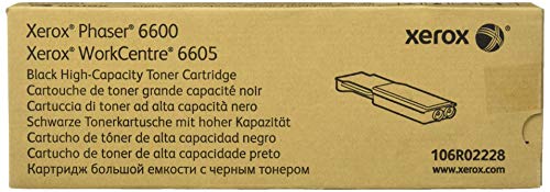 Genuine Xerox High Capacity Black Toner Cartridge for the Phaser 6600 or WorkCentre 6605, 106R02228