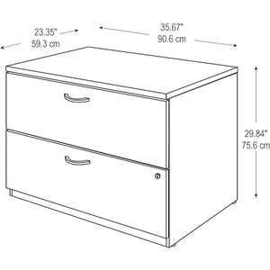 Bush Business Furniture Series C Lateral File Cabinet in Hansen Cherry