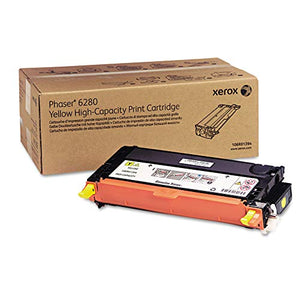 Xerox High Capcity Print Cartridge, Phaser 6280, Yellow (106R01394)