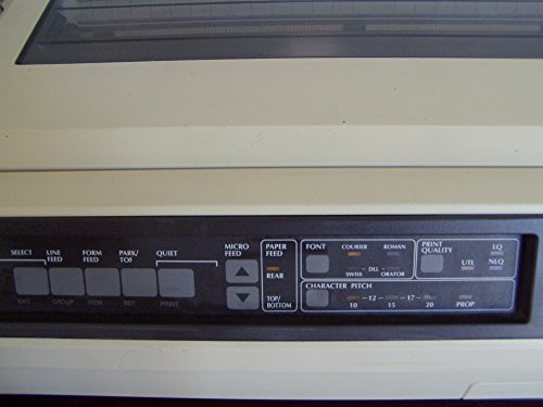 OKI MICROLINE 395 24 PIN Wide Format Dot Matrix Printer W/Test Prints