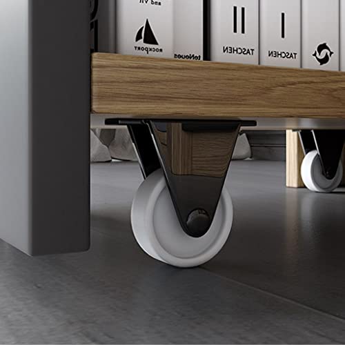 4 Tier Children's Rotating Bookshelf, Gray, 2 Pcs, 80x80cm, 40x200cm