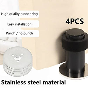 None Stainless Steel Adhesive Door Stopper - Shock Proof & Anti-Scratch Hardware
