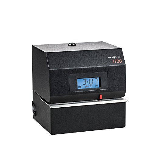 Pyramid 3700 Heavy Duty Steel Time Clock and Document Stamp - Made in the USA