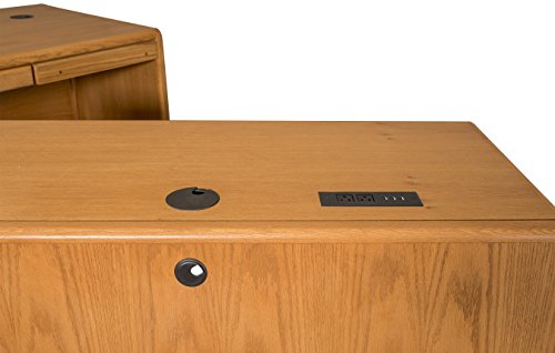 Martin Furniture Contemporary Right L-Shaped Desk & Return Combo