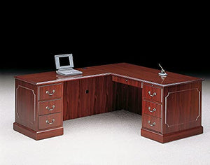 HON 94283RNN 94000 Series Mahogany "L" Desk - 66w x 30d x 29-1/2h