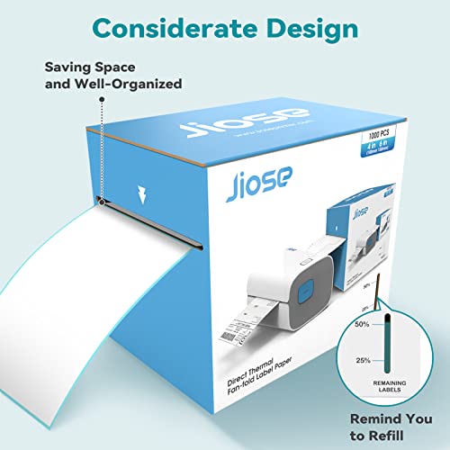 Jiose Label Printer + Thermal Labels 1000pcs