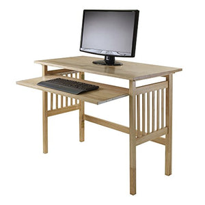 Winsome Wood Mission Home Office, Natural, 40.0 x 20.0 x 30.0