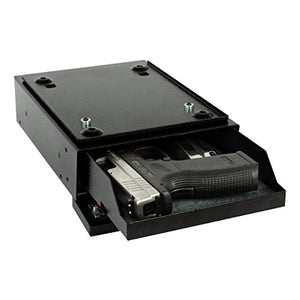 V-Line 2597-S Desk Mate Keyless Security Box with Quick Release Mounting Bracket (Black)