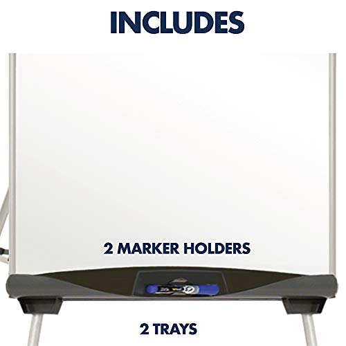 Quartet EU500E Euro Magnetic Presentation Easel, 27 x 39, White