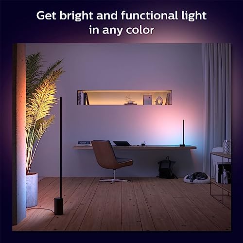 Philips Hue Gradient Signe Floor Lamp 2-Pack - Black, Alexa, Apple HomeKit, Google Assistant