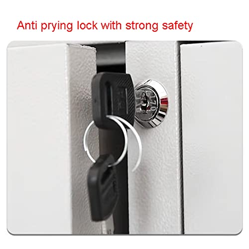 EDWAL Vertical Storage Filing Cabinet with Lock, Metal, Visible Doors, A4/Letter Sized Documents