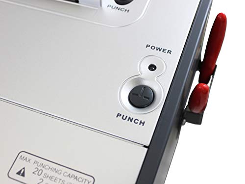 Akiles AlphaCoil-E Electric Coil Binding System, Punches 20 Sheets Per Punch, All Electric Operation, Includes Foot Pedal Switch, Fully Disengageable Pins, Free Crimper & Crimper Holder