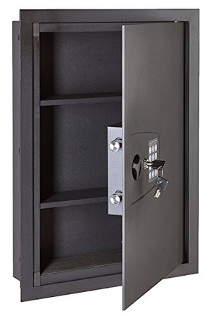 SnapSafe In Wall Safe, Electronic Hidden LED Home Security Safe, Measures 16.25"x 22"x 4"