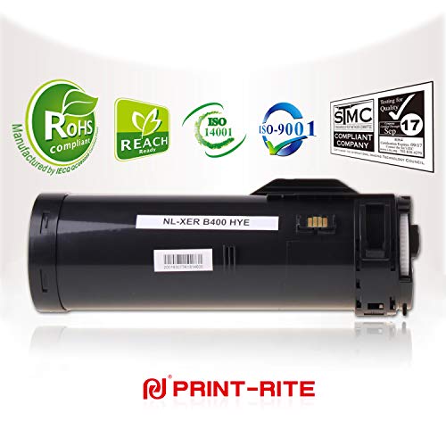 PRINT-RITE Toner Cartridge for Xerox B400 B405 106R03584 Black 24600 Page Yield