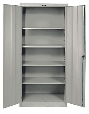 Hallowell Commercial Storage Cabinet - 48" Wx18 Dx72 H - Gray