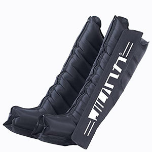 JILITEC Dynamic Compression Athlete Leg Recovery System,Compression Boots,Sequential Compression Device,for Lower Body for Quick Compression Rehabilitation Leg Recovery After Rugby(XL, Black)