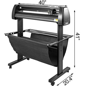 VEVOR Vinyl Cutter 34Inch Vinyl Cutter Machine Manual Vinyl Printer LCD Display Plotter Cutter Sign Cutting with Signmaster Software and Accessories
