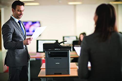 Brother Monochrome Laser Multifunction All-in-One Printer, MFC-L5700DW, Flexible Network Connectivity, Mobile Printing & Scanning, Duplex Printing, Amazon Dash Replenishment Enabled, Black