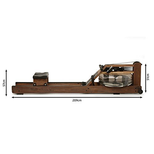 WaterRower Classic Rowing Machine in Black Walnut with S4 Monitor