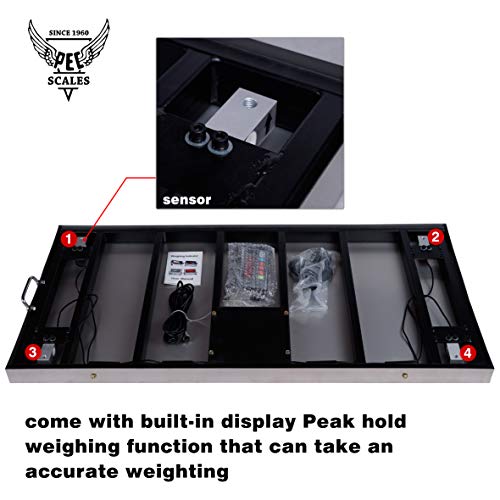 PEC Livestock Scale 700lb Digital Weighing Equipment for Small to Medium Animals