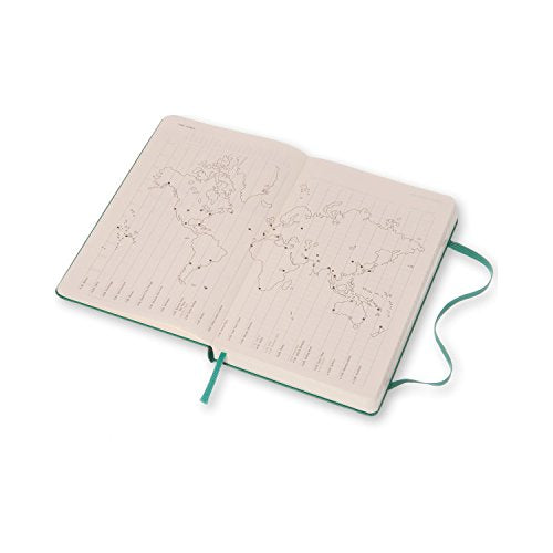 Moleskine 2017 Daily Planner, 12M, Large, Malachite Green, Hard Cover (5 x 8.25)