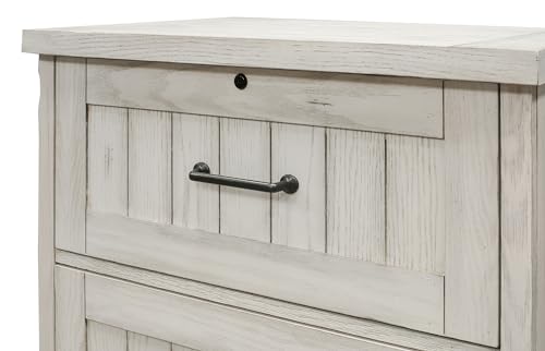 Martin Furniture Avondale Lateral File, White