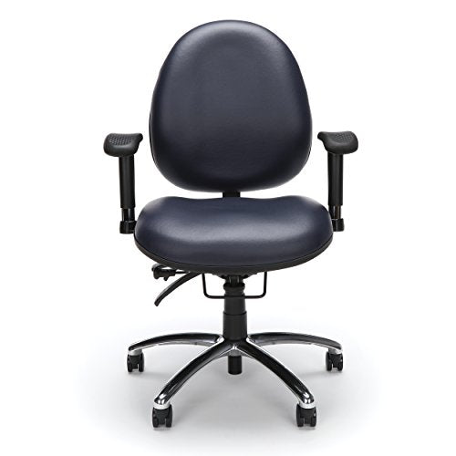 OFM 24/7 Vinyl Chair, Navy