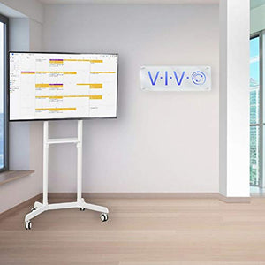 VIVO Premium TV Cart for 32-88" Screens up to 154 lbs, White, STAND-TV02PW