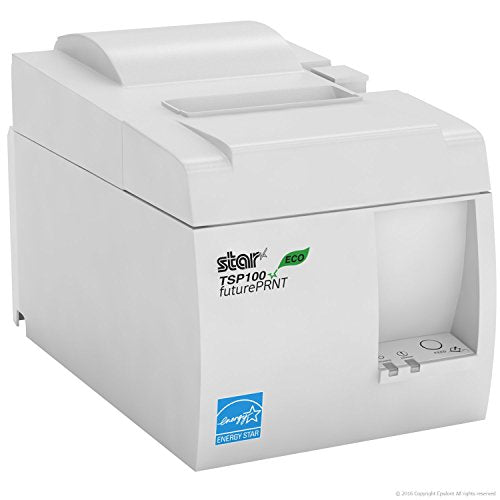 Star Micronics TSP143III USB Receipt Printer and Epsilont 16" by 16" Cash Drawer 4 Bill 5 Coin Compatible with Square